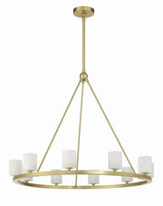Estate 10 Light Chandelier Alabaster
