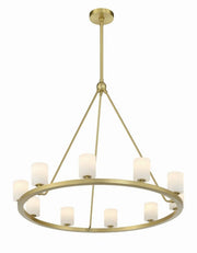 Estate 10 Light Chandelier Alabaster