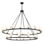 Estate 30 Light Chandelier Alabaster