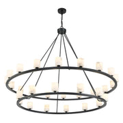 Estate 30 Light Chandelier Alabaster