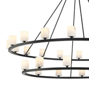 Estate 30 Light Chandelier Alabaster