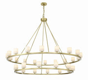 Estate 30 Light Chandelier Alabaster