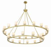 Estate 30 Light Chandelier Alabaster