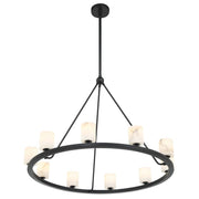 Estate 12 Light Chandelier Alabaster