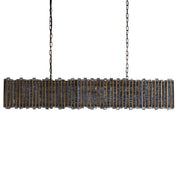 Roselle Glass Rectangular Chandelier