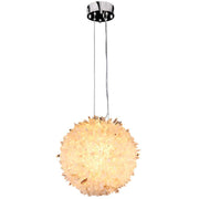 Savoy Crystal Cluster Ball Pendant Light