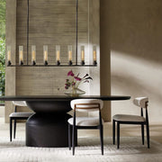 Juniper Glass Linear Chandelier