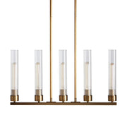 Juniper Glass Linear Chandelier