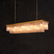 Montclair Glass Rectangular Chandelier