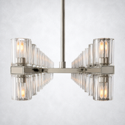 Marlowe Crystal Rectangular Chandelier 54