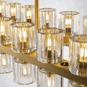 Marlowe Crystal Rectangular Chandelier 54
