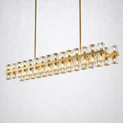 Marlowe Crystal Rectangular Chandelier 54