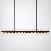 Marlowe Crystal Rectangular Chandelier 54