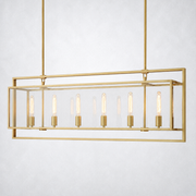 Vallora Vintage Rectangle Chandelier 54