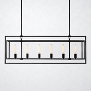 Vallora Vintage Rectangle Chandelier 54