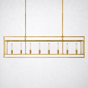 Vallora Vintage Rectangle Chandelier 72