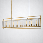 Vallora Vintage Rectangle Chandelier 72