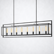 Vallora Vintage Rectangle Chandelier 72
