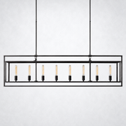 Vallora Vintage Rectangle Chandelier 72