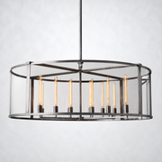 Vallora Vintage Round Chandelier 55