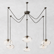 Prestige Clear Glass Suspended Chandelier 84