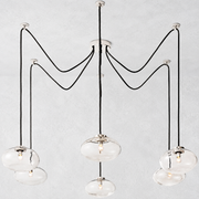 Prestige Clear Glass Suspended Chandelier 84