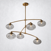 Prestige Clear Glass Mobile Round Chandelier