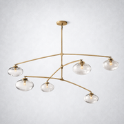 Prestige Clear Glass Mobile Round Chandelier