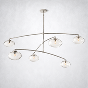 Prestige Clear Glass Mobile Round Chandelier