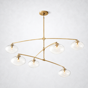 Prestige Clear Glass Mobile Round Chandelier
