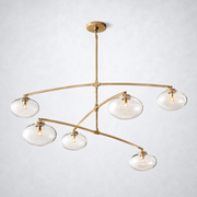 Prestige Clear Glass Mobile Round Chandelier