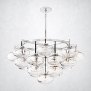 Prestige Clear Glass Round Chandelier 48