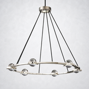 Dorian Crystal Ball Round Chandelier 36