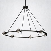 Dorian Crystal Ball Round Chandelier 48