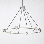 Dorian Crystal Ball Round Chandelier 48
