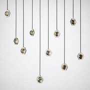 Dorian Crystal Ball Linear Chandelier 54