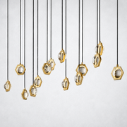 Dorian Crystal Ball Linear Chandelier 54