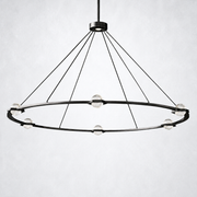 Dorian Crystal Ball Round Chandelier 60