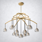 Glowen Glass Round Chandelier 60