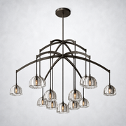 Glowen Glass Round Chandelier 60