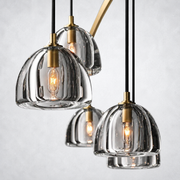 Glowen Glass Round Chandelier 60