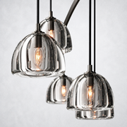 Glowen Glass Round Chandelier 60