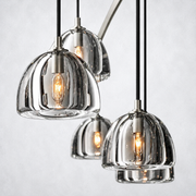 Glowen Glass Round Chandelier 60