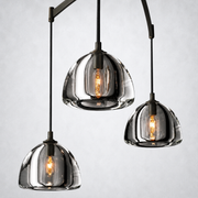 Glowen Glass Linear Chandelier 54