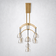 Glowen Glass Linear Chandelier 54