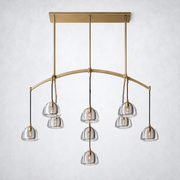 Glowen Glass Linear Chandelier 54