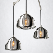 Glowen Glass Linear Chandelier 54