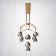 Glowen Glass Linear Chandelier 72
