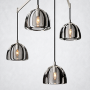 Glowen Glass Linear Chandelier 72