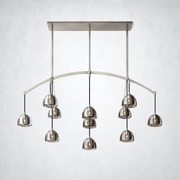 Glowen Glass Linear Chandelier 72